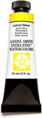 DANIEL SMITH Extra Fine Watercolor 15ml Paint Tube, Lemon Yellow, 0.51 Fl Oz (Pack of 1)...