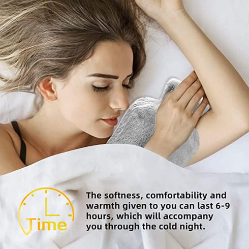 Hot Water Bottle with Soft Cover - 2 Liter Large - Removable Hot Water Bag for Pain Relief, Neck and Shoulders, Feet Warmer, Menstrual Cramps, Hot...