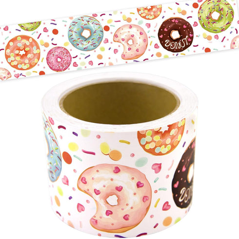 Donut Bulletin Board Border 36ft Straight Classroom Family Party Decoration 1 Roll...