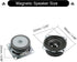 Fielect 2Pcs DIY Magnetic Speaker 3W 4 Ohm Full Range Audio Speaker Stereo Woofer Loudspeaker Replacement for Arduino, 52mm Diameter...