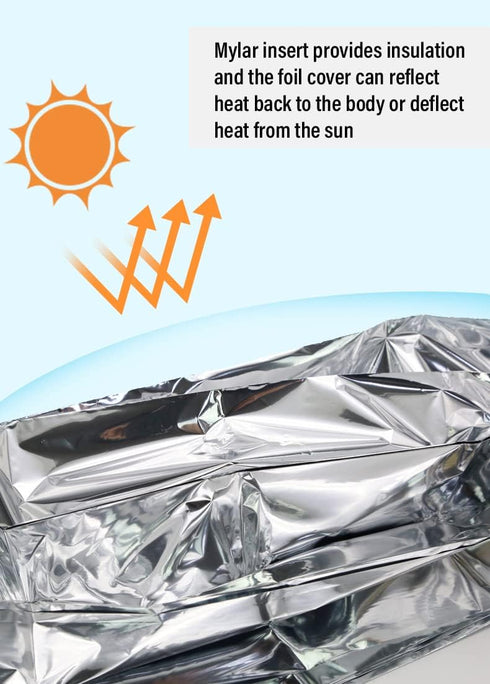 Emergency Blankets for Survival Gear (Pack of 4), Camping Blanket, Emergency Blanket, Thermal Blanket, Mylar Space Blanket, Survival Blanket, Firs...
