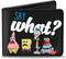 Buckle-Down Men's Nickelodeon Wallet, Bifold, Spongebob Squarepants and Friends Say What Group Pose, Vegan Leather, 4.0" x 3.5"...