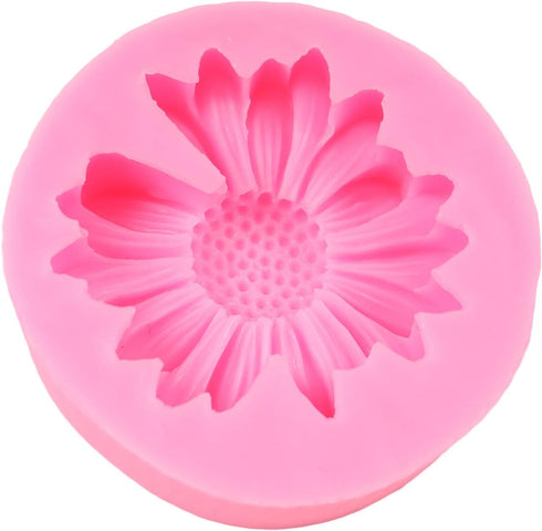 Chrysanthemum Flower Silicone Mold Daisy Flower Fondant Cake Molds For Cake Decoration Cupcake Topper Candy Chocolate Sugar Craft Polymer Clay Gum...
