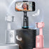 Auto Face Tracking Tripod, 360° Rotation Auto Tracking Phone Holder, No App Required, with Adjustable Lens Stable Base Phone Holder for Vlogs, Liv...