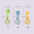 Toddler Utensils Set-Yeivzwba Baby Fork and Spoon Set, Baby Feeding Supplies,100% Food Grade Silicone Baby Utensils Feeding Set,Bpa Free Anti-Chok...