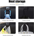 4 Pack Car Vehicle Back Seat Headrest Hooks, Universal Black Back Seat Hanger for Your Purse, Grocery Bags, Handbag, Car Seat Organizer Accessory ...