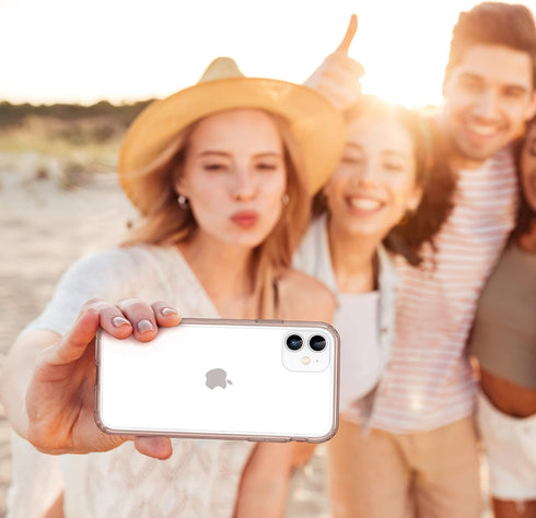 ULAK Compatible with iPhone 11 Case Clear with Color Border, Hybrid Protective Phone Case Slim Transparent Anti-Scratch Shockproof TPU Bumper Cove...