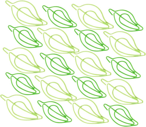 STOBOK 30pcs Paper Clip File Folders Colored Office Supplies Folders Binder Folders Leaf Shaped Paper Clip Paper Clips Rabbit Office Paperclips Fi...