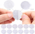 DFYOUHOME® 128 Pairs Self Adhesive Dot 1 inch Round Hook and Loop with Waterproof Sticky Glue Tape Back Nylon Dot Strip Fastener Light Weight Stro...