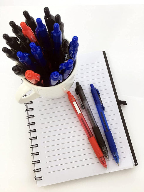 Zebra Black Pens - 40 Pack Z Grip Ballpoint Pen - .7 mm Fine Point - Retractable Pen...