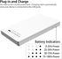 Dual USB Output Super Slim Power Bank Ultra Thin, 3000mAh Portable Charger Mini External Phone Battery Pack Small Dual Outlet, Emergency Phone Pow...