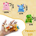 24Pack Mini Animal Plush Toy Set, Cute Animal Assortment Keychain Toys, Small Stuffed Animal Set Gifts for Kids, Christmas Stocking Stuffer, Easte...