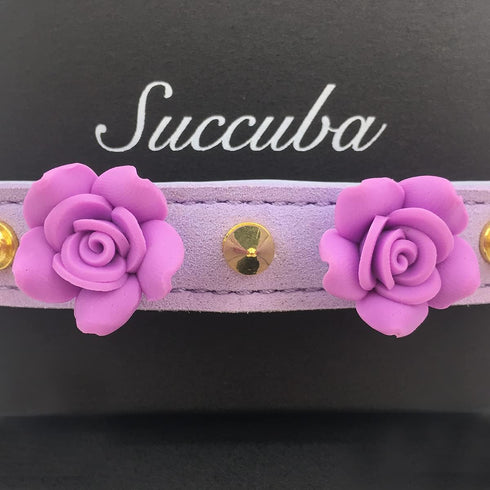 Succuba Handmade Flower Choker Collar Necklace for Women and Men...