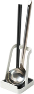 YAMAZAKI Home Ladle Holder - Lid Stand For Utensils In Kitchen, Steel, Water Resistant, No Assembly Req.,White...