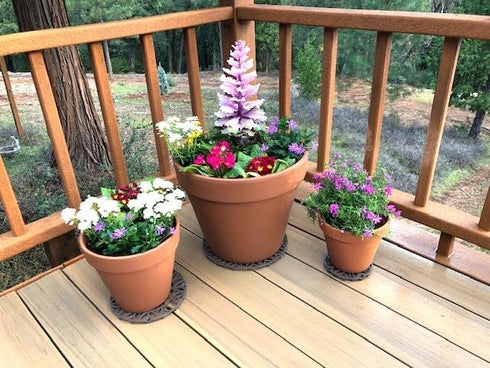 3-in-1 (6",9", & 12") Decorative Potted Plant Stand...