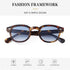 ADE WU Retro Round Sunglasses Women Men Vintage Small Circle Frame Tint Lens Sun Glasses Unisex Style 46mm...