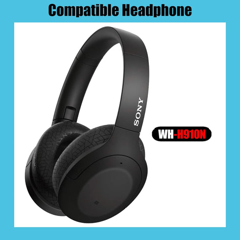 WH-H910N Ear Pads Replacement WHH910N Earpads WH H910N Ear Cushion Muffs Covers Cups Parts Compatible with Sony WH-H910N Headphones. (Black)...