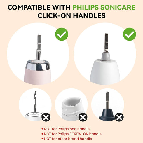 Bamboo Electric Toothbrush Replacement Heads Compatible with Philips Sonicare, Soft Charcoal Infused Bristles...