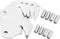 Universal Wood Rail Hook Plates for Footboard Frame, Replacement Wooden Bed Frame Bracket Headboard (Set of 4)...