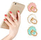 3-Pack Phone Ring Holder 360 Rotation Glitter Bling Bling Finger Bracket Stand Grip Kickstand for Smartphones,Tablets,Pads (Daisy Pink/White/Green...