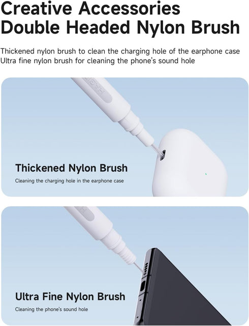 Hagibis Cleaning Kits for Airpods Pro 1 2 3 Multi-Function Cleaner Pen Soft Brush for Bluetooth Earphones Case Cleaning Tools for iPhone 15 Pro Ma...