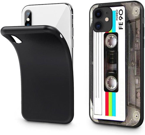 for Samsung Galaxy A15 5G Case, Soft TPU Phone Case Music Classic Cassette Tape Retro 80’s Type Case for Girls Women Men Kids, Slim Shockproof Pro...