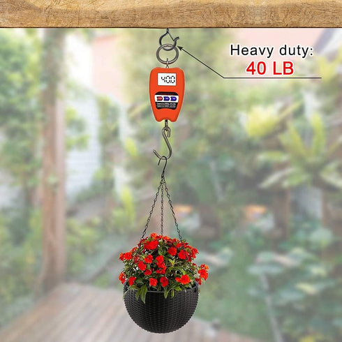 50 PCS Q-Hanger Screw Hooks with Safety Buckle Design Christmas Lights Hanger Hooks Outdoor Wire Fairy Lights and String Lights, Easy to Release, ...