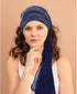 Woeoe Chiffon Muslim Hijab Navy Blue Rhinestone Long Scarf Lightweight Breathable Head Wrap Scarf Shawl for Women and Girls...