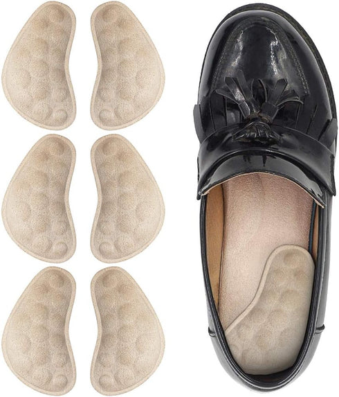Dr. Foot's Supination & Over-Pronation Corrective Shoe Inserts, Medial & Lateral Heel Wedge Insoles for Foot Alignment, Knee Pain, Bow Legs, Osteo...