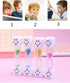 3 Minute Sand Timer Set for Brushing Teeth Pack of 6 Colorful Smiley Hourglass Timers...