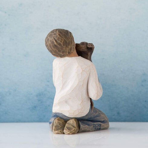 Willow Tree Kindness (boy, Darker Skin Tone & Hair Color), Sculpted Hand-Painted Figure...