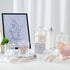 SheeChung Acrylic Vanity Tray, 2 Pack, Clear, 9.65 in x 4.5 in x 0.79 in, Catchall Tray, Countertop Sink Tray Dispenser, Sturdy Holder for Cabinet...