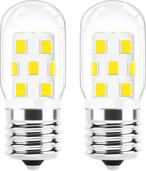 E17 LED Bulb Dimmable,30W-40W Incandescent Equivalent,Natural White 4000K,Fit for LG Whirlpool Frigidaire Kenmore GE Over The Range Microwave,125V...