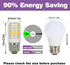 Refrigerator Light Bulb 7W LED E26 100 watt Equivalent E26 Edison Bulb Cool White 6500K Super Bright No Strobe Corn Lamp Non-Dimmable E26 Medium B...