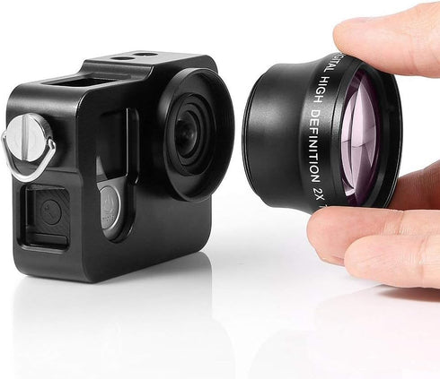 2X High Definition Super Telephoto Lens, 46 MM Telephoto Conversion Lens for Camera with 37mm Lens Thread....