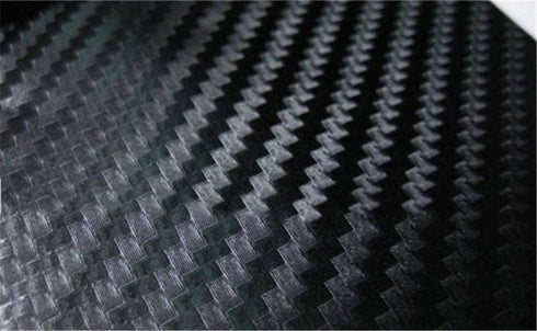 3D Carbon Fiber Film Twill Weave Vinyl Sheet Roll Wrap (12" X 60", Black)...