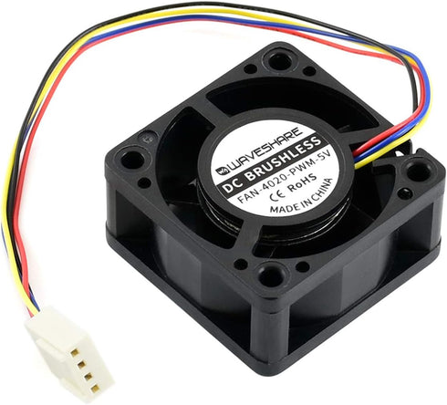 Fan-4020-PWM-5V for Jetson Nano Developer Kit and B01 Version, Dedicated DC 5V Cooling Fan Brushless Fan 4PIN Reverse-Proof Connector PWM Speed Ad...