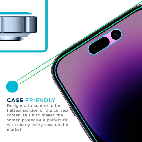Tech Armor 1 Pack Privacy Ballistic Glass Screen Protector Compatible for Apple NEW iPhone 14 Pro Max 5G 6.7 Inch Tempered Glass 2022...