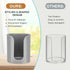 2 Pack Bathroom Cup Holder for Dixie Cups 3 oz Bathroom Cups - Bathroom Cup Dispenser 3 oz Countertop for Mouthwash Cups Small Paper Cups(Grey)...
