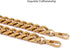 Yichain 25 Inch Trendy Chunky Metal Chain Purse Handles Shoulder Strap Replacement for Handbag (Antique Gold)...
