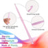 12 Pcs Plastic Crochet Hooks Different Sizes (2.0-10.0 mm) Ergonomic Handle Crochet Knitting Needles Set Craft Yarn Weaving Tools for Hat Gloves S...