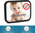 Baby Car Mirror Most Stable Backseat Mirror with Premium Matte Finish,Ultra High Definition PMMA Material, Secure and Shatterproof,Black...
