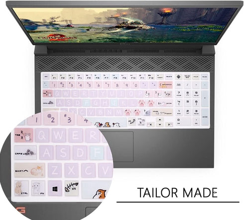 Silicone Keyboard Cover Skin for HP OMEN 15-DC 15.6", for HP 15-dc0010nr 15-dc0020nr 15-dc0030nr 15-dc0051nr dc0052nr 15-dc0086nr 15-dc0087nr 15-d...