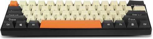 Happy Balls 60% Keycaps Side Printed PBT Keycap Set 60 Percent Thick Cherry MX Key Caps with Key Puller for US-ANSI Layout 61 68 60% MX Switches M...