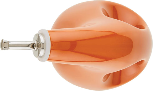 Rachael Ray 48466 Ceramic EVOO Oil and Vinegar Dispensing Bottle with Spout, 24 Ounce - Pumpkin Orange...