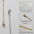 10 Pack Necklace Extenders, Alloy Extender Chains Set, Necklace Extender, Necklace Extendaer, Stainless Steel Necklace Extender, Necklace Extensio...