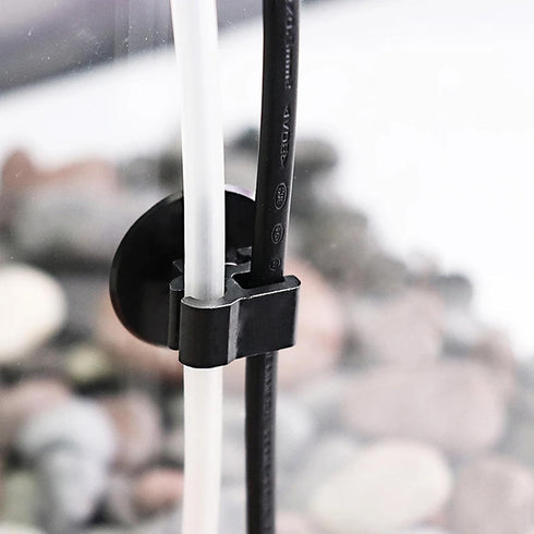 20Pcs Aquarium Suction Cup Clip for Fish Tank Oxygen Tube Hose Pump Power Cord Buckle Wire Finisher Suction Cups Aquarium Accessories...