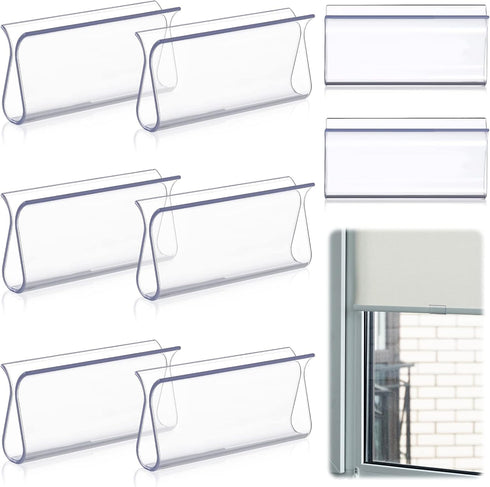 Roller Window Shades Shade Pull for Roller Shades Pull Down Shades Blinds for Windows Shade Grips Plastic Hem Grip Roller Shade Hardware for Home ...