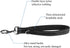 12" Dog Short Leash Lead -Heavy Duty for Puppy Small Medium Large Dogs (Black White)...