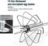 Stainless Steel Semi-Automatic Whisk Egg Whisk Hand Push Rotary Whisk Blender Semi Auto Egg Beater Hand Push Mixer Stirrer Egg Scrambler for Blend...